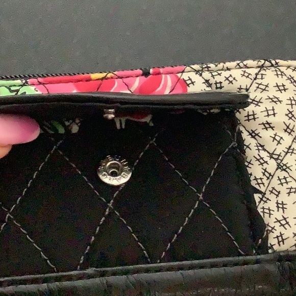 Vera Bradley NEW - Patchwork Collection - Coin Purse black 10486 - 081 - Picture 6 of 7